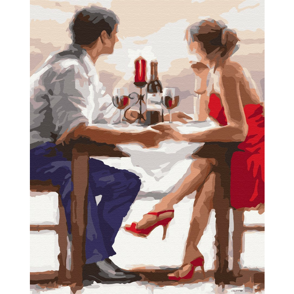 Картина по номерам Романтика - Побачення