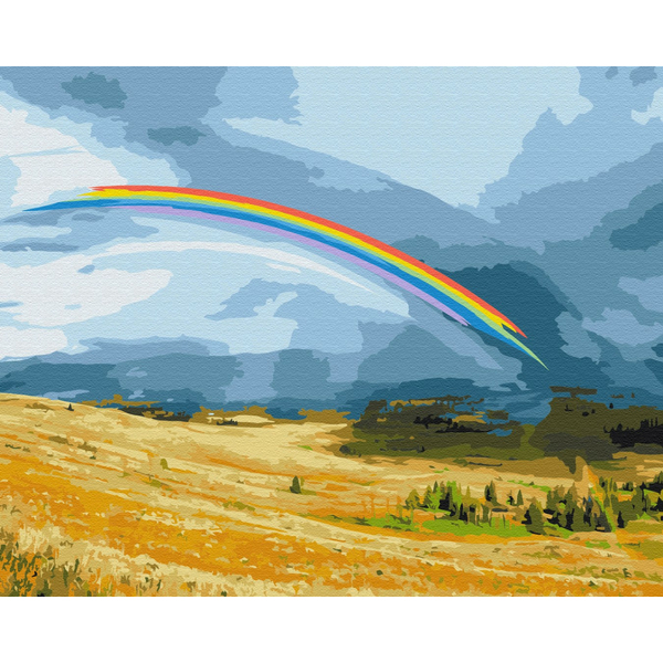 Картина по номерам Природа - Веселкове поле