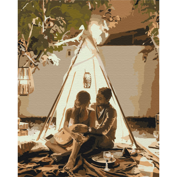 Картина по номерам Романтика - Затишок для двох