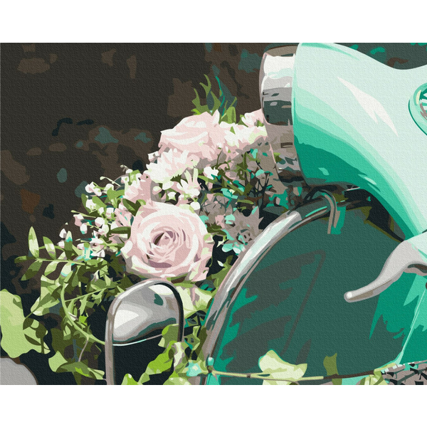 Картина по номерам Квіти - Квіткова поїздка