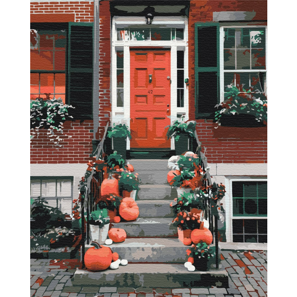 Картина по номерам Города - Осінь на Вест Сайд