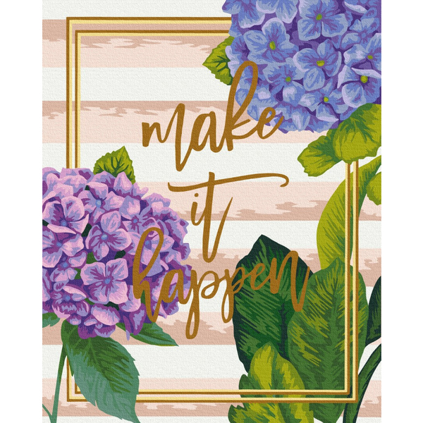 Картина по номерам Квіти - Зроби це!