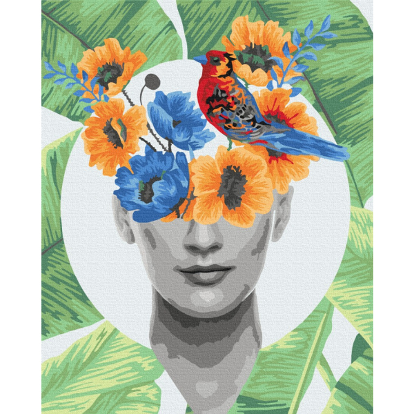 Картина по номерам Квіти - Квітучі думки