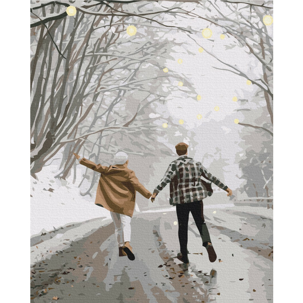 Картина по номерам Романтика - Зігріті любов'ю