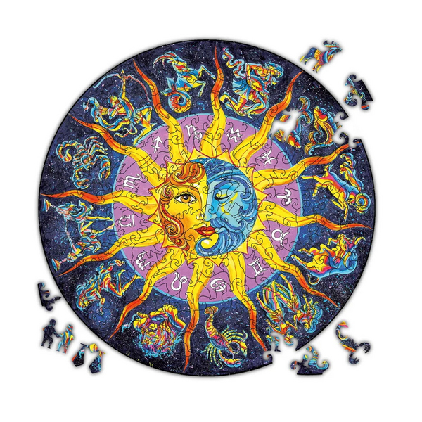 Дерев’яні пазли (281) - Зодіак (49 см)