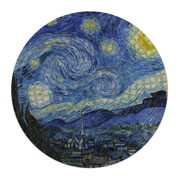 Дерев'яні пазли круглі - Зоряна ніч