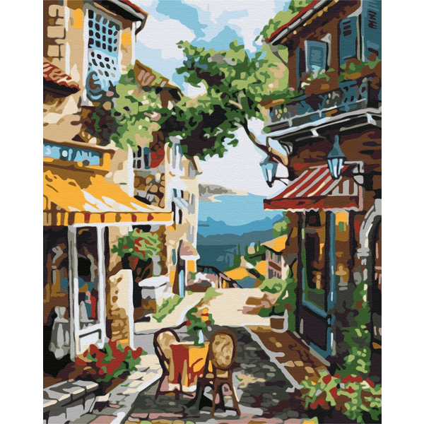 Картина по номерам Города - Полудневе містечко