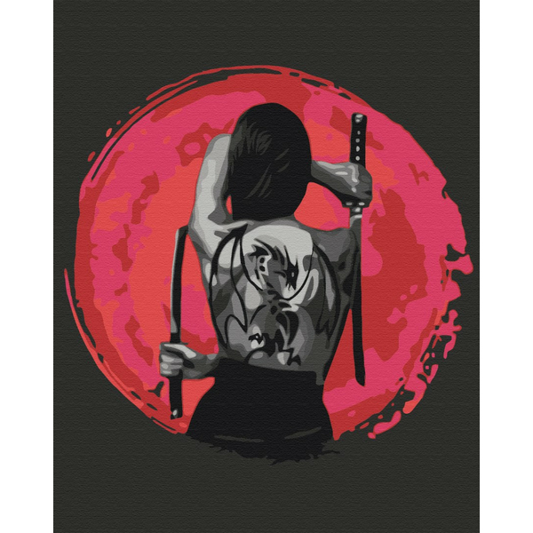 Картина по номерам Абстракції - Современная гейша