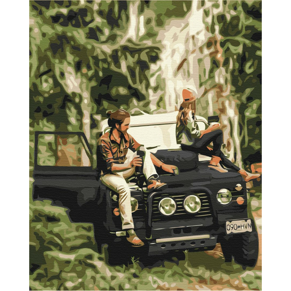 Картина по номерам Природа - Дорожня подорож