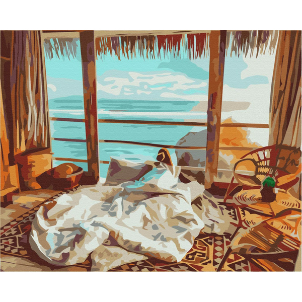 Картина по номерам Пейзажі - Мальдивский уют