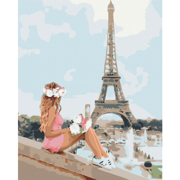 Картина по номерам Люди на картинах - Літом в Парижі