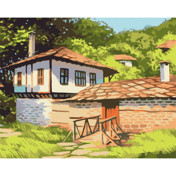 Картина по номерам Українські міста та ландшафти - Затишна провінція