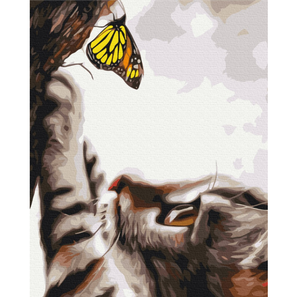 Картина по номерам Тварини, птахи та риби - В поисках друга