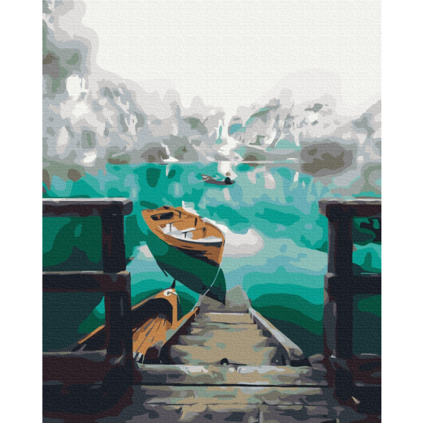 Картина по номерам Природа - Пейзаж в тумане