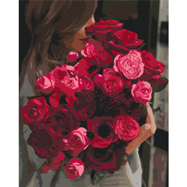 Картина по номерам Квіти - Букет от самого родного
