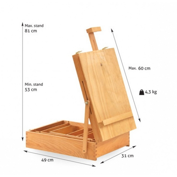 Мольберти - Мольберт-етюдник настільний