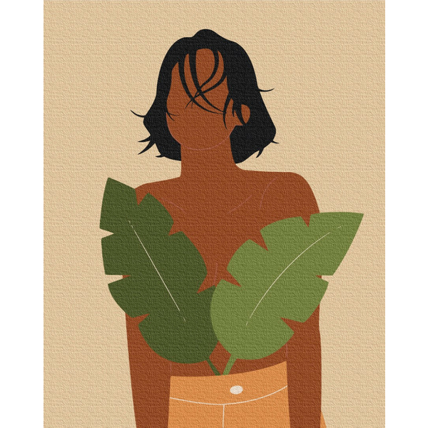 Картина по номерам Люди на картинах - Природа женственности