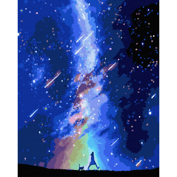 Картина по номерам Космос - Зорепад