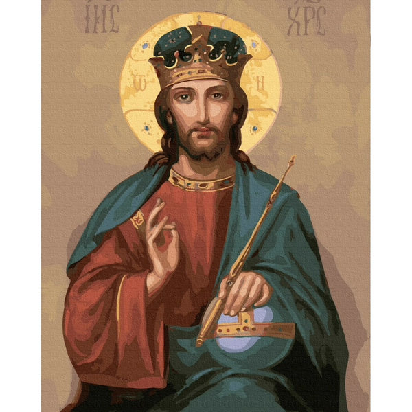 Картина по номерам Діти та ангели - Ісус Христос