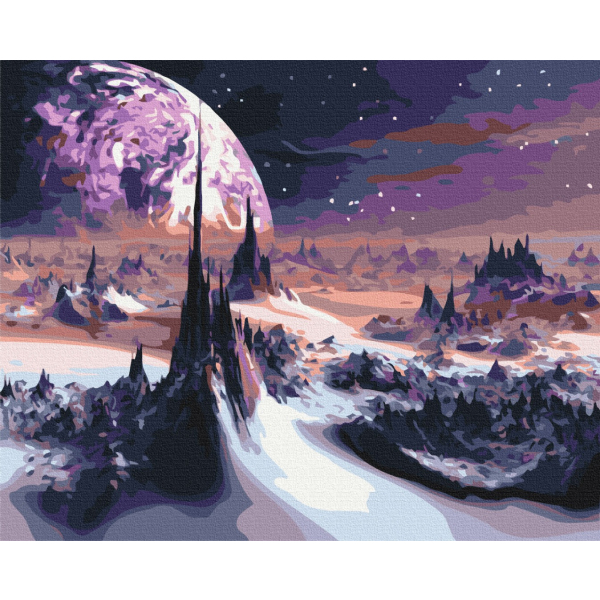 Картина по номерам Космос - Космические пейзажи