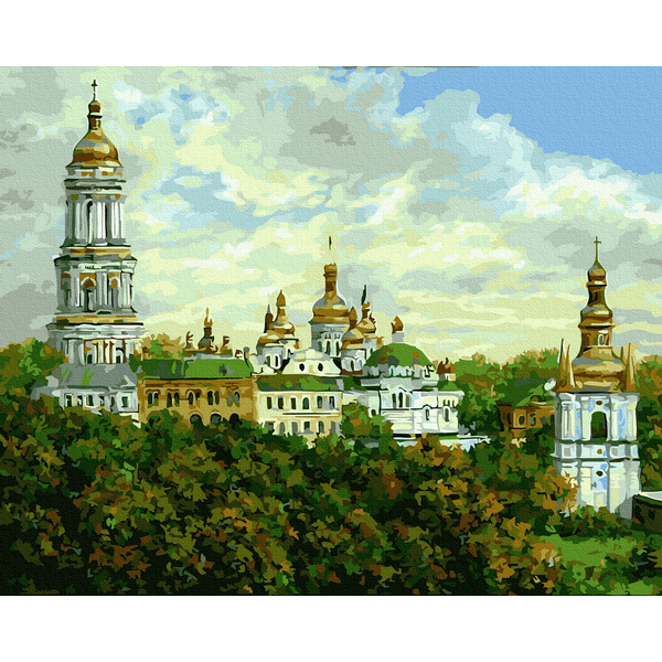 Картина по номерам Українські міста та ландшафти - Києво-Печерська Лавра