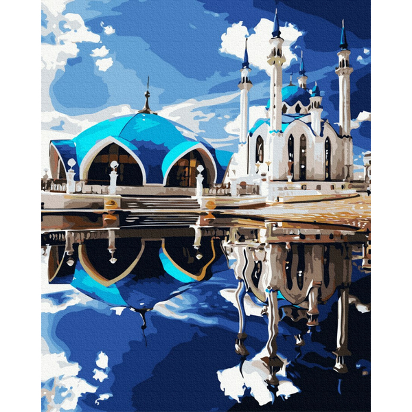 Картина по номерам Города - Блакитний храм Кул-Шаріф