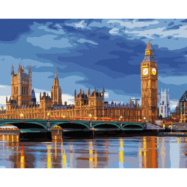 Картина по номерам Города - Погожий день у Лондоні