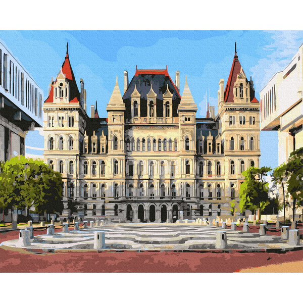 Картина по номерам Города - Капілой