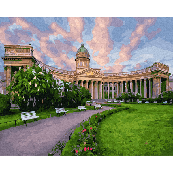 Картина по номерам Города - Казанський собор