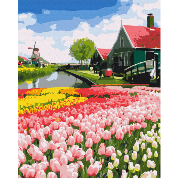 Картина по номерам Города - Голландська провінція