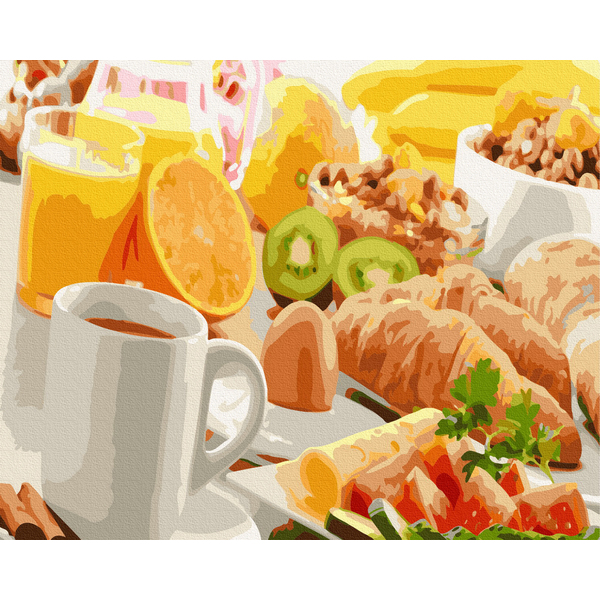 Картина по номерам Натюрморти - Корисний сніданок