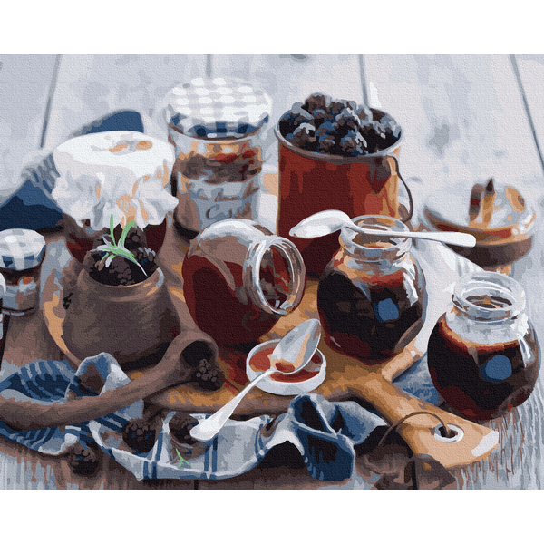 Картина по номерам Натюрморти - Ожинові смаколики