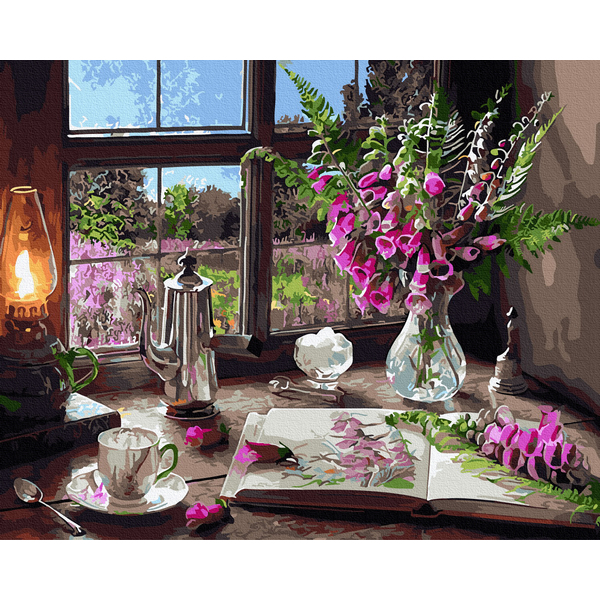 Картина по номерам Натюрморти - Післяобідній чай