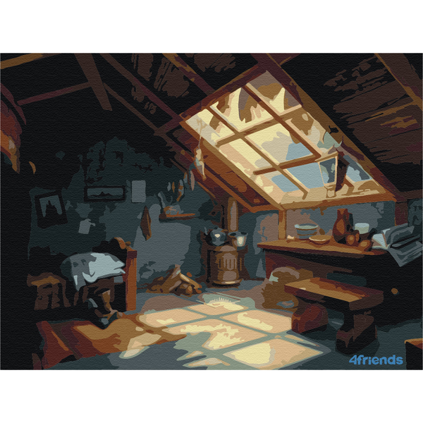 Картина по номерам Українські міста та ландшафти - Чердак