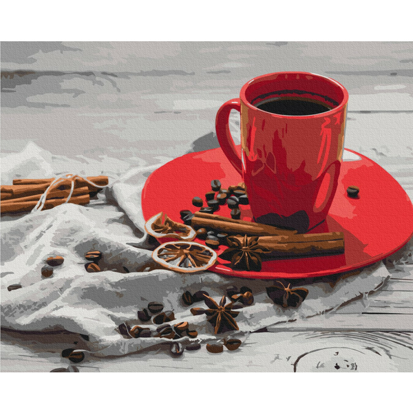 Картина по номерам Натюрморти - Кава з кардамоном