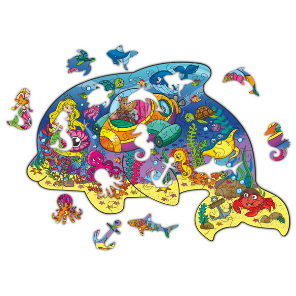 Дерев’яні пазли (281) - Дельфін