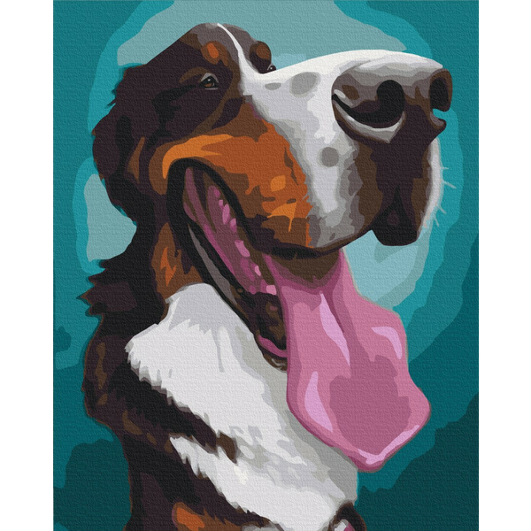 Картина по номерам Тварини, птахи та риби - Портрет собаки