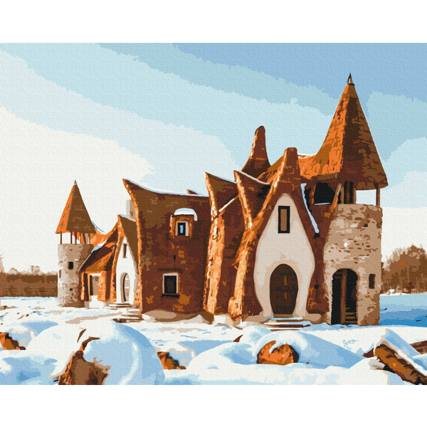 Картина по номерам Города - Будиночки долини Фей