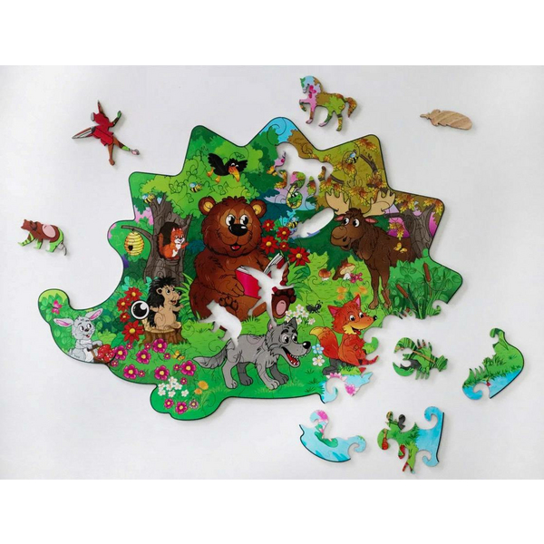 Дерев’яні пазли (281) - Їжачок