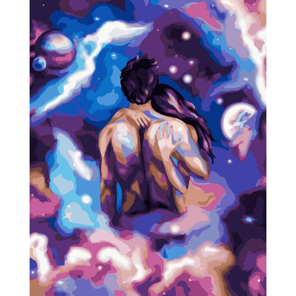 Картина по номерам Абстракції - Космічна романтика
