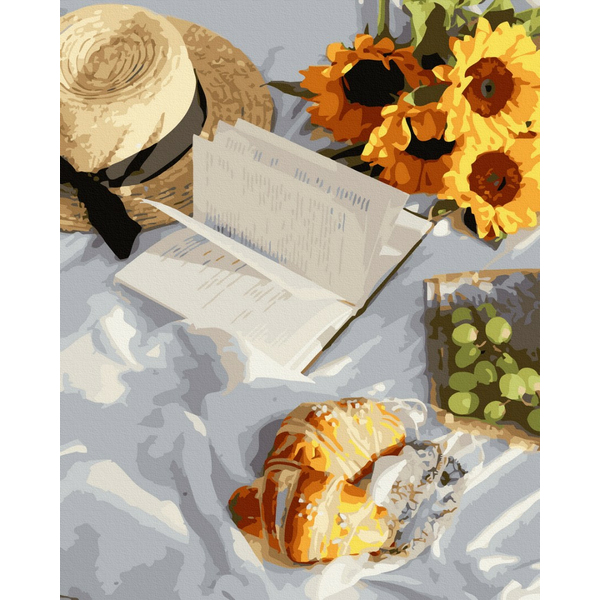Картина по номерам Натюрморти - Сонячний пікнік