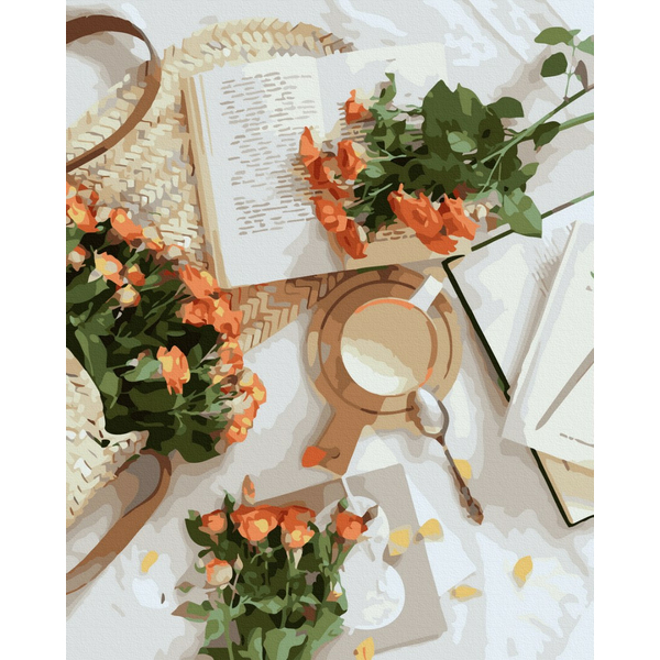 Картина по номерам Натюрморти - Трояндовий флетлей