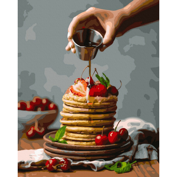 Картина по номерам Натюрморти - Апетитний сніданок