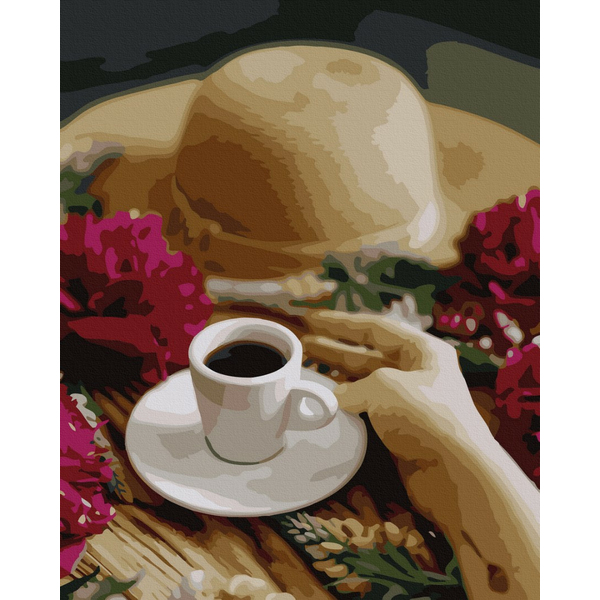 Картина по номерам Натюрморти - Квіткова перерва