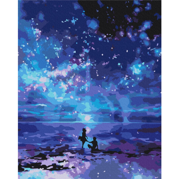 Картина по номерам Природа - Нічна набережна