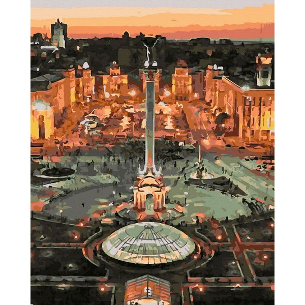 Картина по номерам Українські міста та ландшафти - Майдан Незалежності