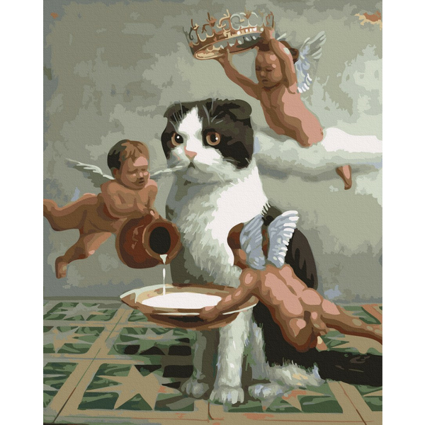 Картина по номерам Тварини, птахи та риби - Його Величність Кіт