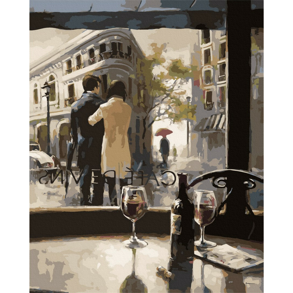 Картина по номерам Люди на картинах - Затишне побачення