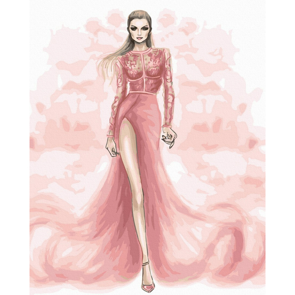 Картина по номерам Люди на картинах - Королева подіуму