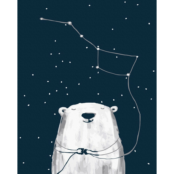 Картина по номерам Тварини, птахи та риби - Умка на півночі